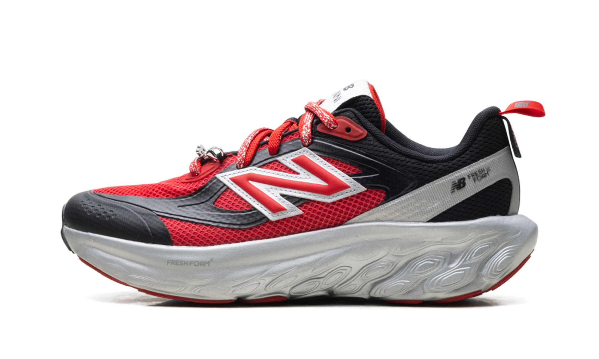 Fresh Foam Trainer "Ganni - Black Silver Metallic Red"