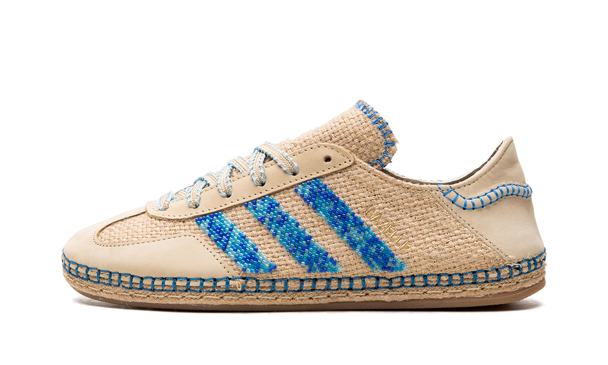 Gazelle "Clot - Linen Khaki / Light Blue"
