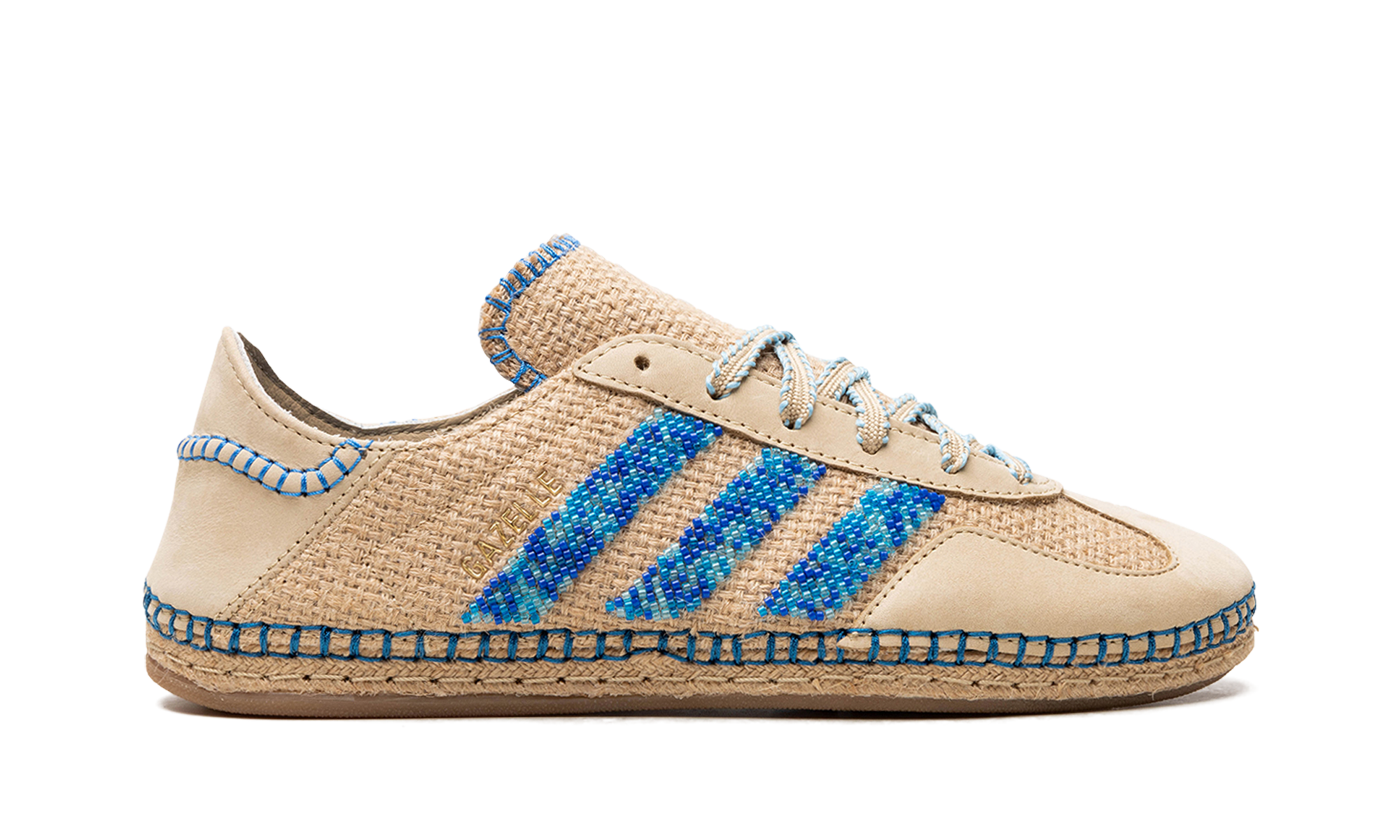 Gazelle "Clot - Linen Khaki / Light Blue"