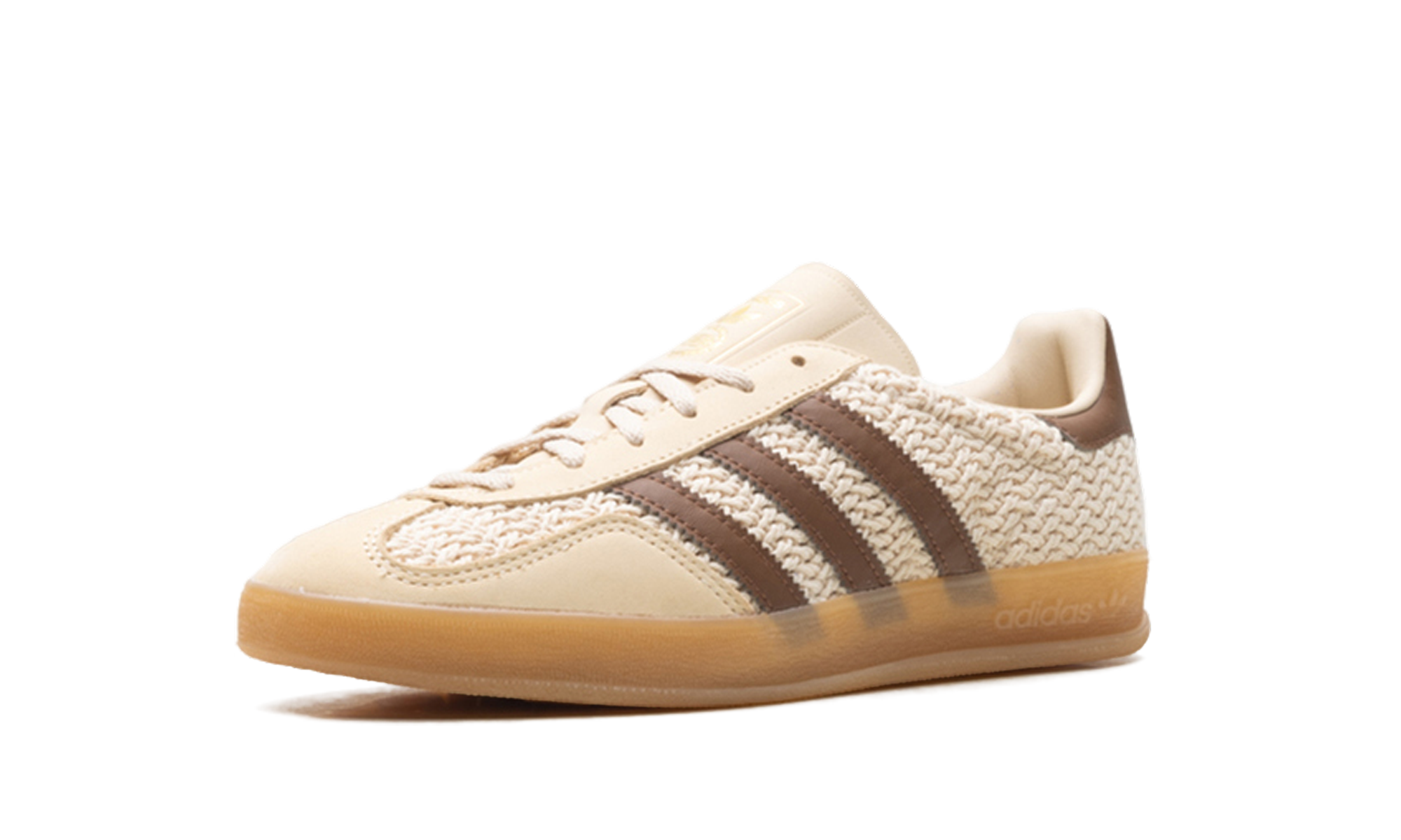 Gazelle Indoor "Cream/brown Knit"