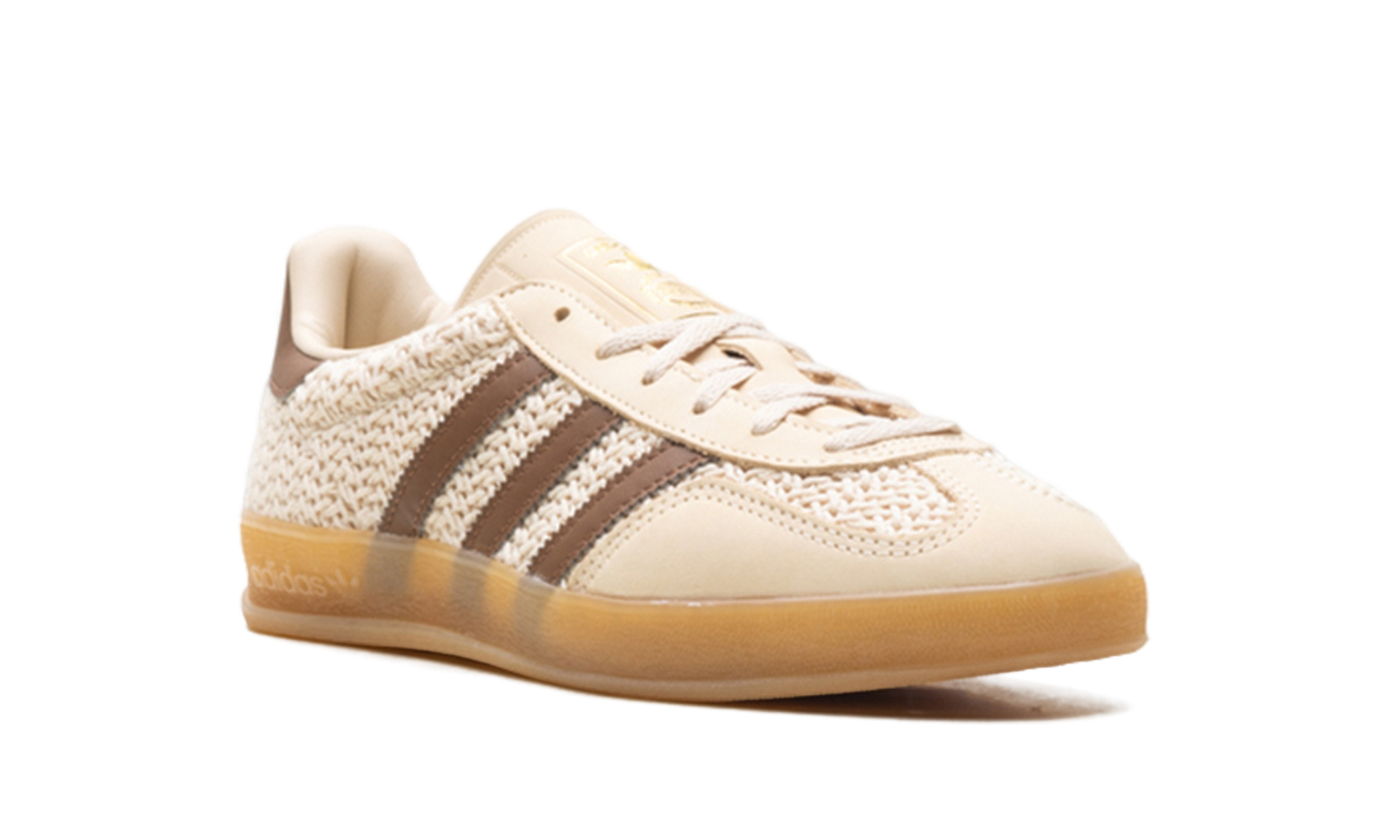 Gazelle Indoor "Cream/brown Knit"