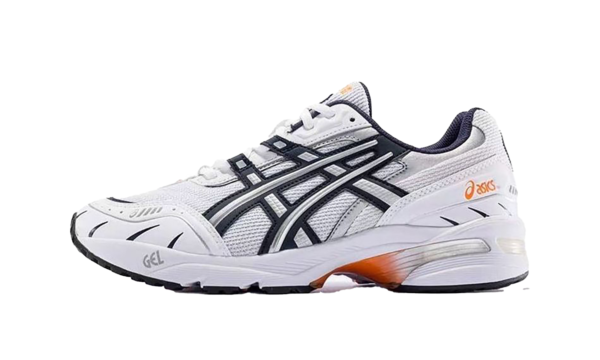 Gel 1090 "White / Midnight Orange"