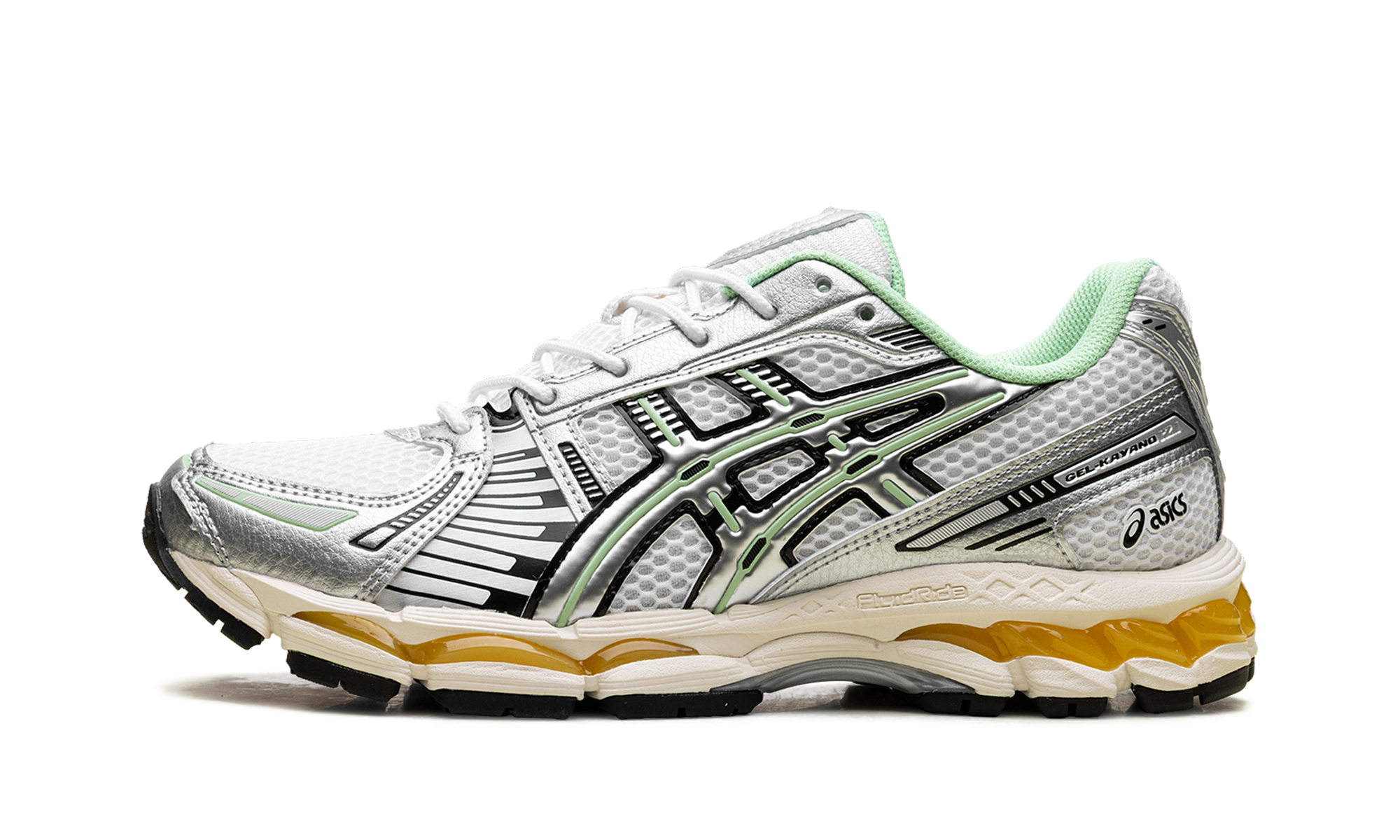 Gel-Kayano 12.1 "Silver Green Orange"