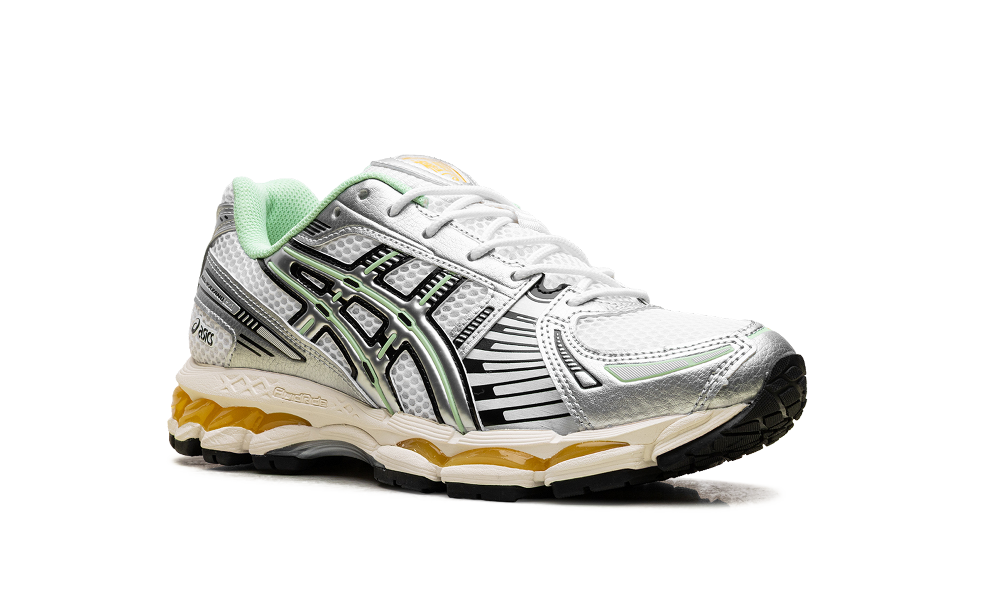 Gel-Kayano 12.1 "Silver Green Orange"