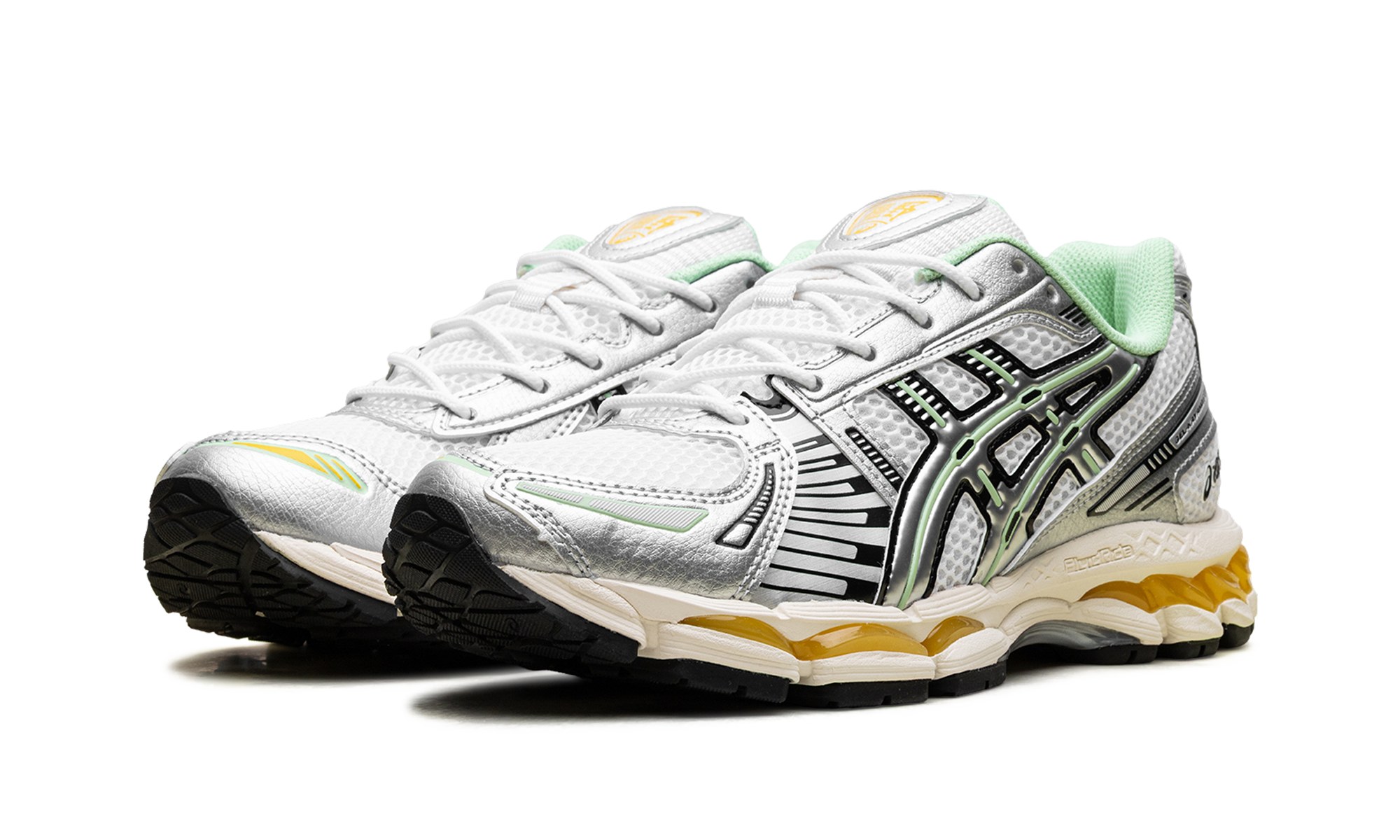 Gel-Kayano 12.1 "Silver Green Orange"