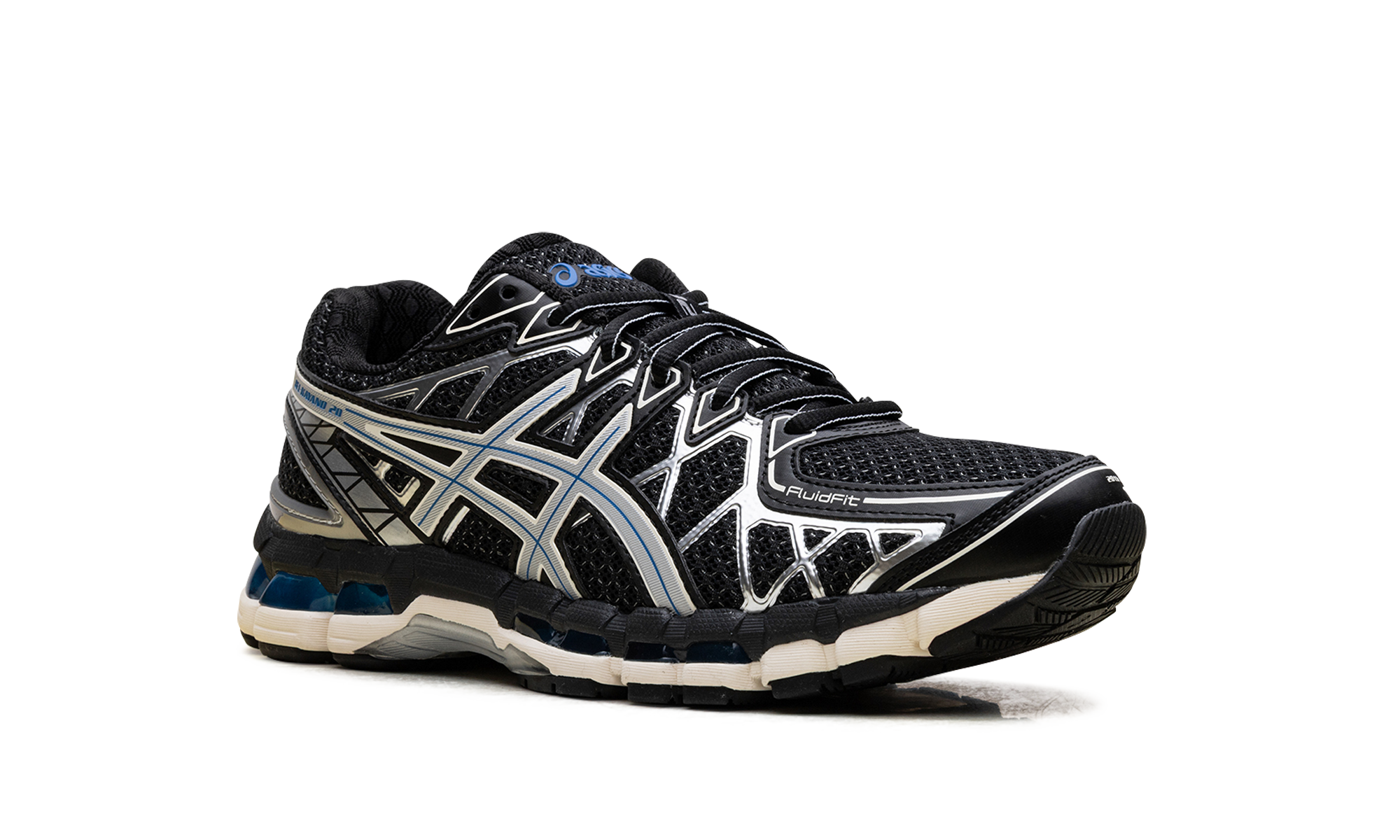 Gel-Kayano 20 "Black Pure Silver"