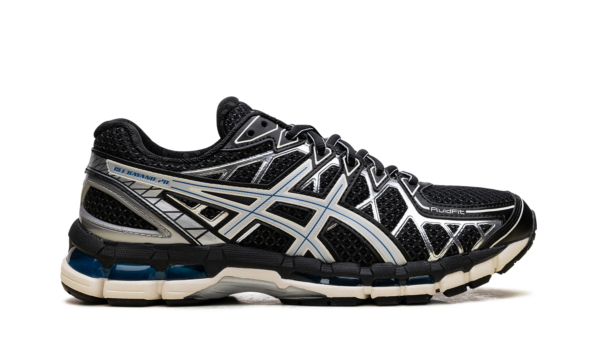 Gel-Kayano 20 "Black Pure Silver"