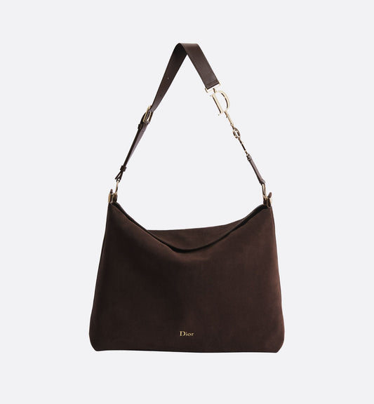 Women's Large Suede Shoulder Bag