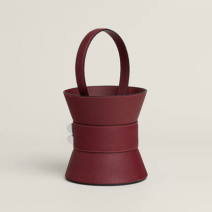 Women's Mini Medor Bag With Epsom Calfskin And Palladium Plated Hardware