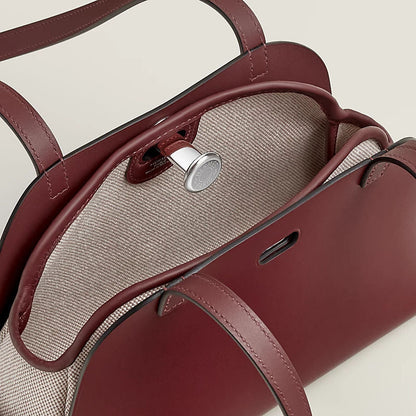 Women's Tablier Sellier Bag With Hunter Cowhide And Clou De Selle Closure