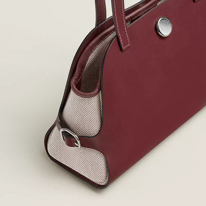 Women's Tablier Sellier Bag With Hunter Cowhide And Clou De Selle Closure