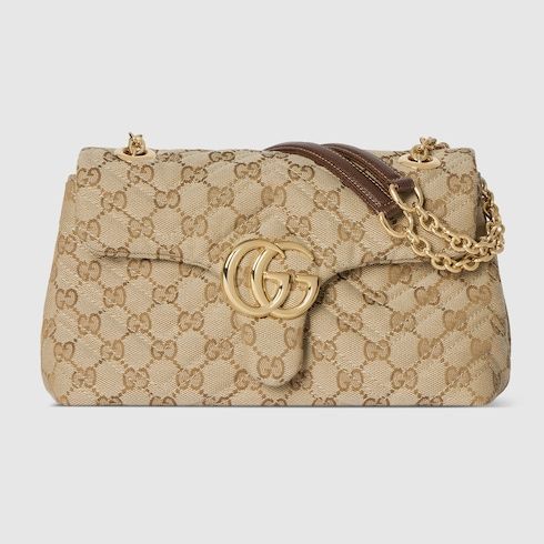 Small Shoulder Bag With Canvas