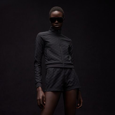 Women's Jacquard Jersey Zip Jacket