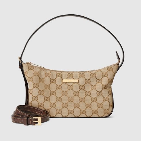 Lady Lunetta Small Shoulder Bag With GG Canvas