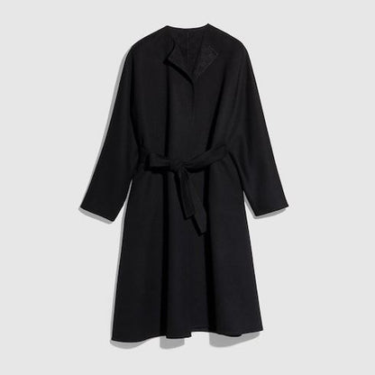Women's Wool Silk Long Coat