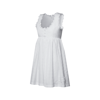 Women's Broderie Trim Babydoll Dress