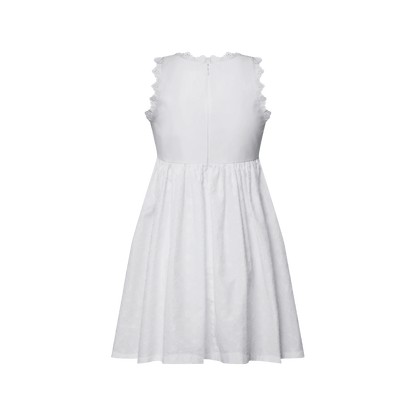 Women's Broderie Trim Babydoll Dress