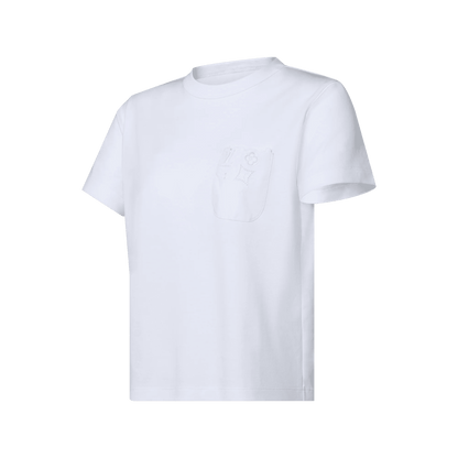 Women's Broderie Anglaise Pocket T-Shirt