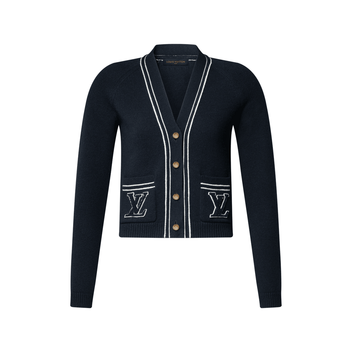 Women's Contrast Accent Knit Cardigan