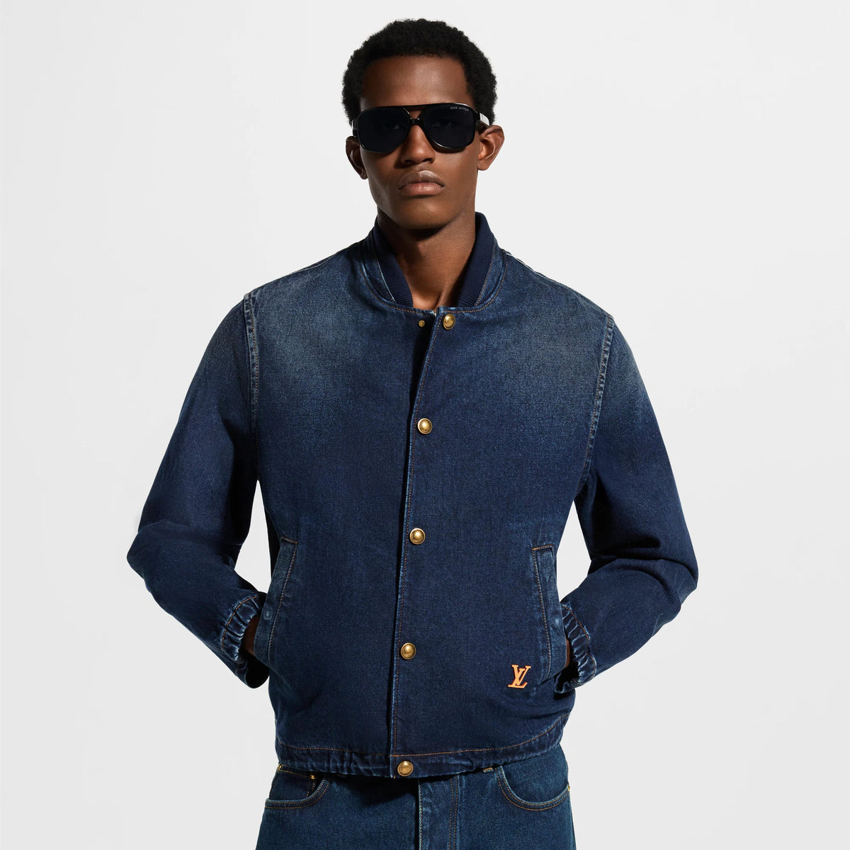 Men's Denim Coach Jacket