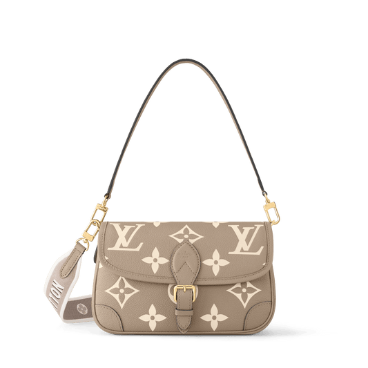 Women's Diane Monogram Empreinte Leather Satchel M46583