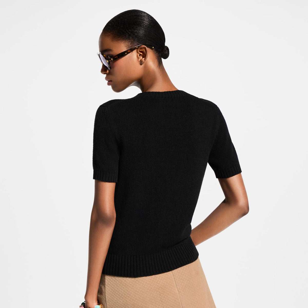 Women's Embroidered Signature Knit Top