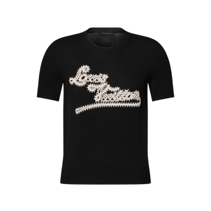 Women's Embroidered Signature Knit Top