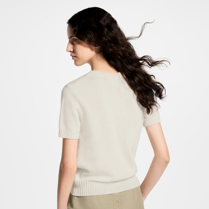 Women's Embroidered Signature Knit Top