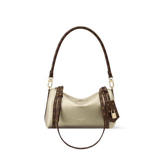 Women's Express PM Platinum Grained Calfskin Tote Bag