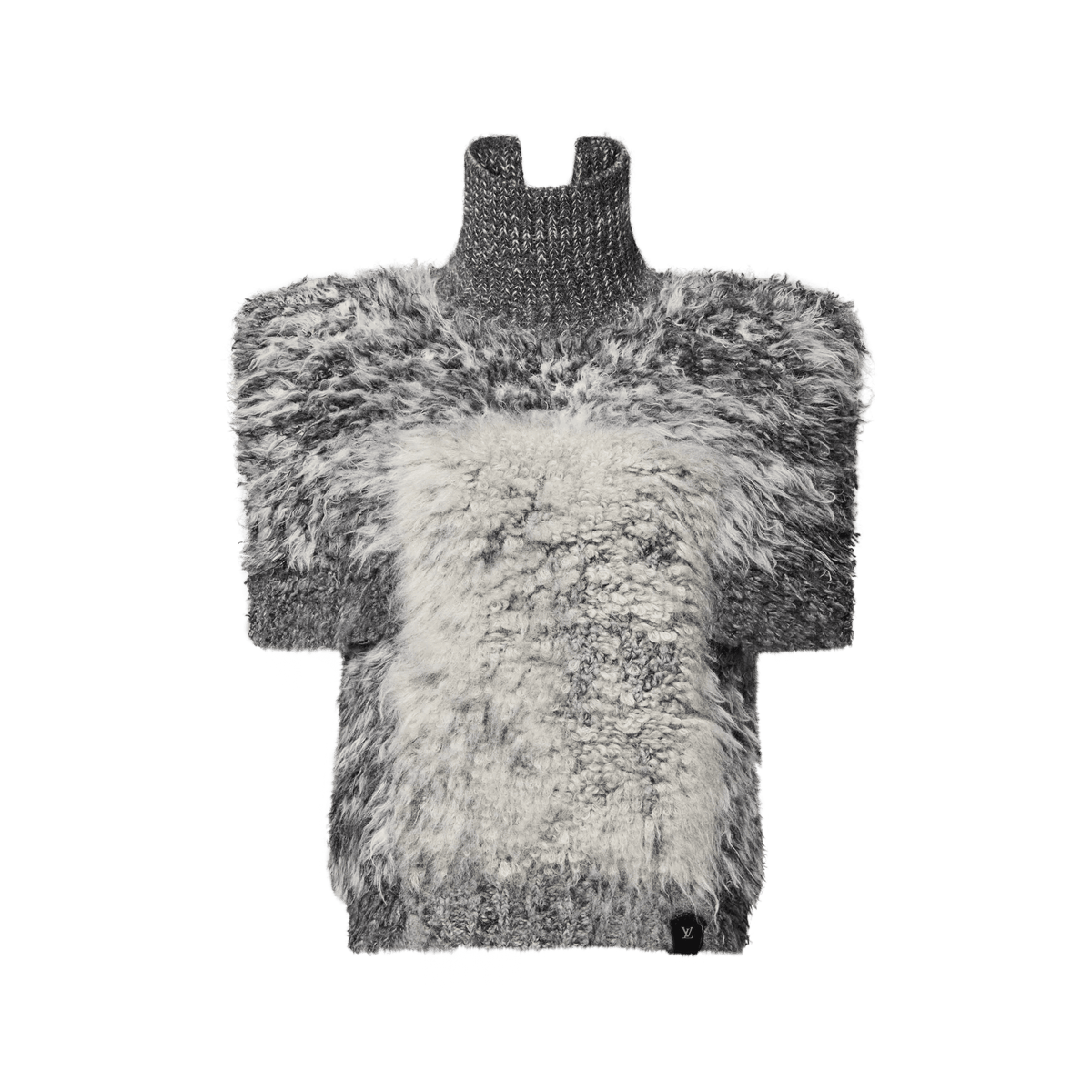 Women's Faux Fur Knit Top
