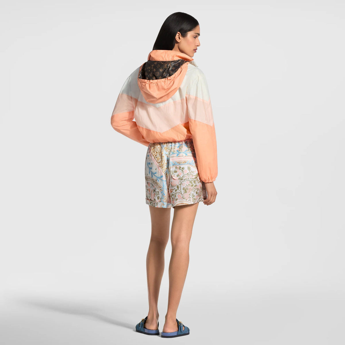 Women's Flower Foulard Boxer Shorts