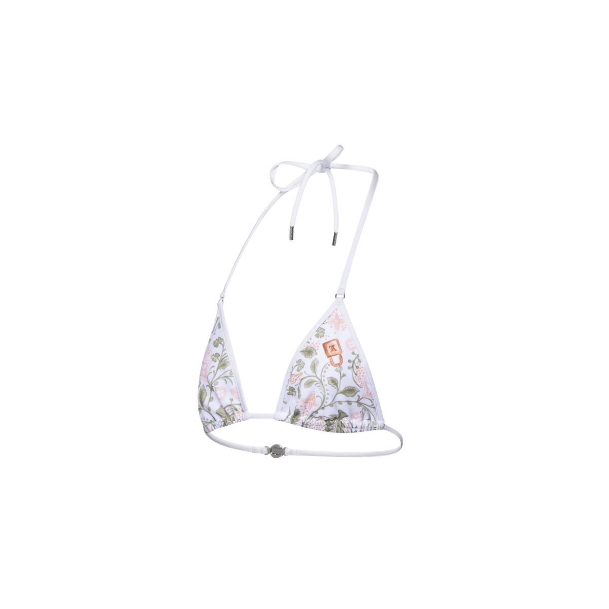 Women's Flower Foulard Bikini Top