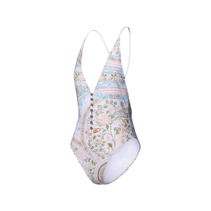 Women's Flower Foulard Swimsuit