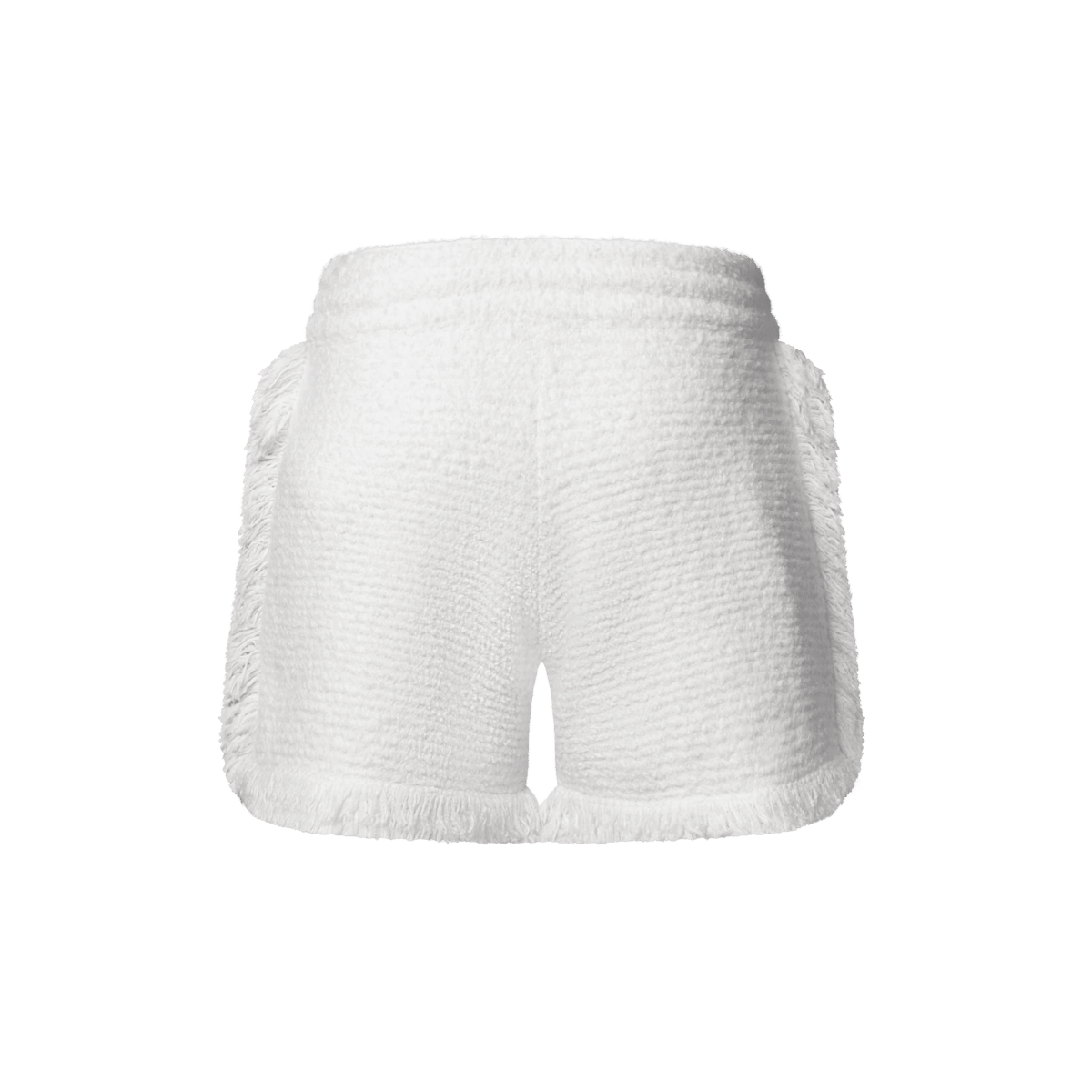 Women's Fringe Hem Toweling Shorts