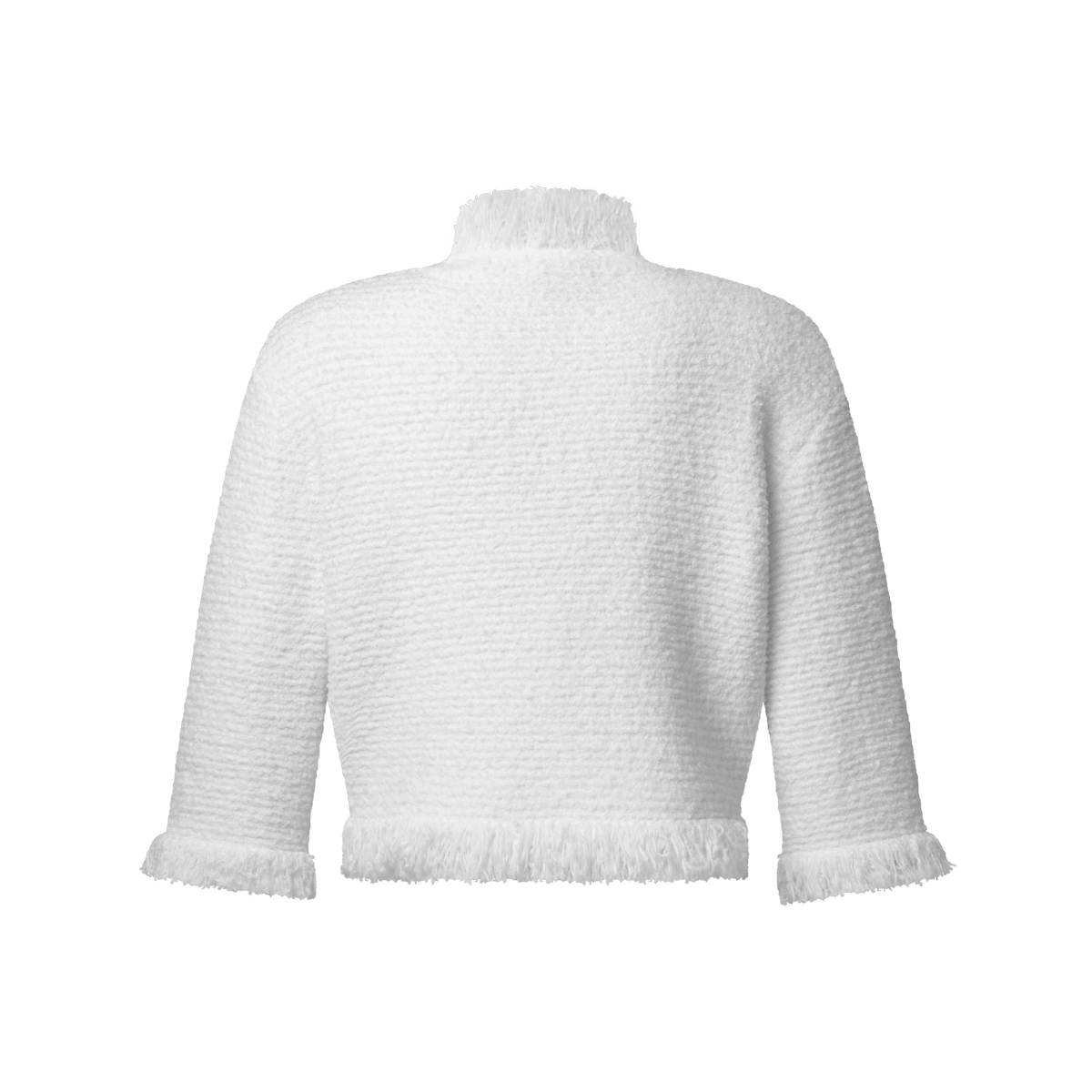 Women's Fringe Hem Toweling Jacket