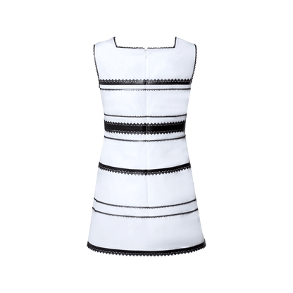 Women's Graphic Lace Accent Dress