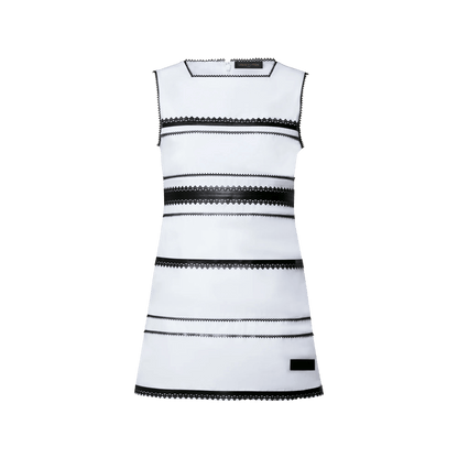 Women's Graphic Lace Accent Dress
