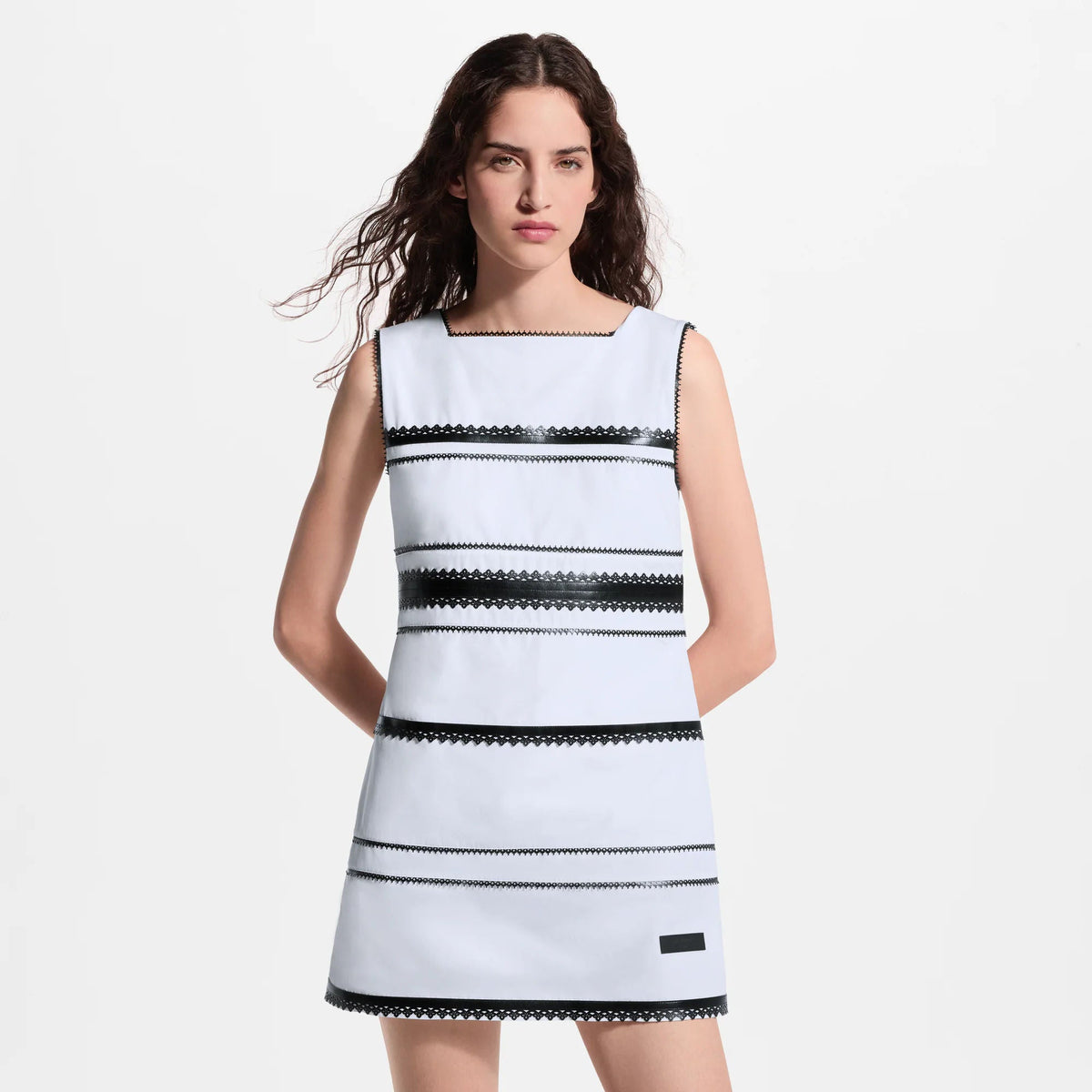 Women's Graphic Lace Accent Dress