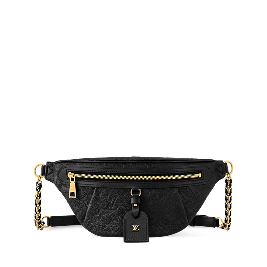 High Rise PM Monogram Empreinte Leather Black Gold-Toned Hardware