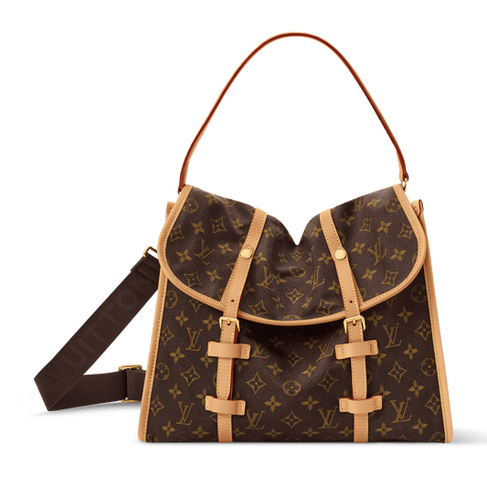 Jet Lag Bag MM Monogram Silk Tech Gold-Toned Hardware