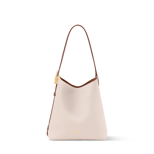 Women's Low Key Hobo PM Quartz Calf Leather Hobo Bag