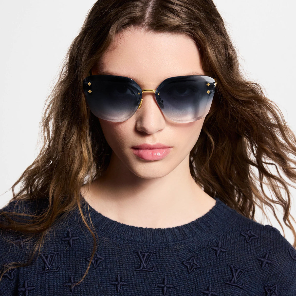 Women's Jewel Enamel Cat Eye Sunglasses