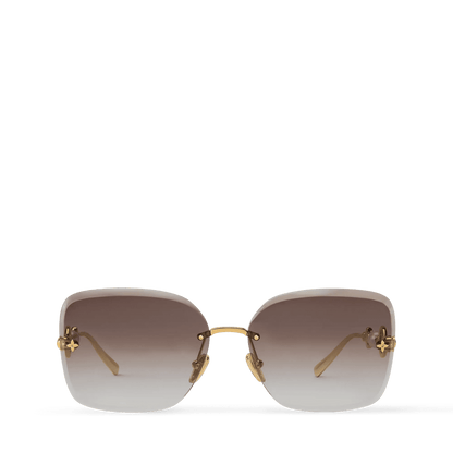 Women's Jewel Pearl Square Sunglasses