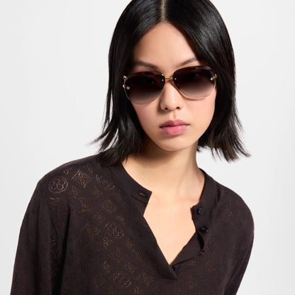 Women's Jewel Pearl Pilot Sunglasses