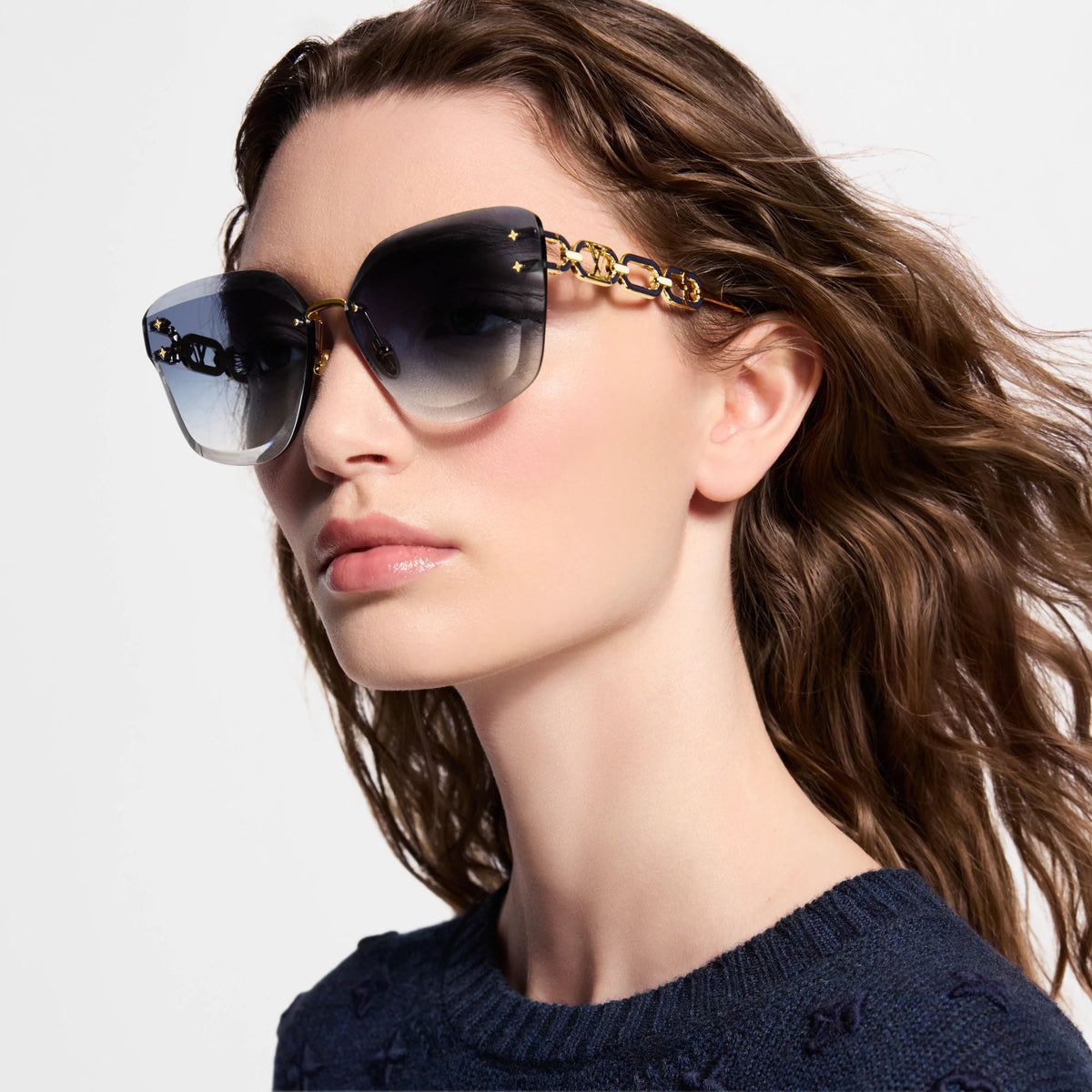 Women's Jewel Enamel Cat Eye Sunglasses