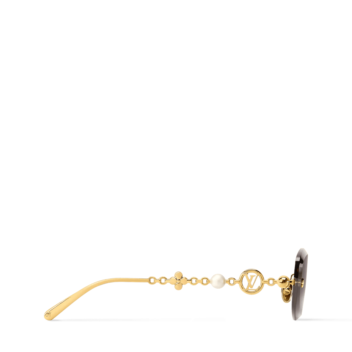 Women's Jewel Pearl Oval Sunglasses