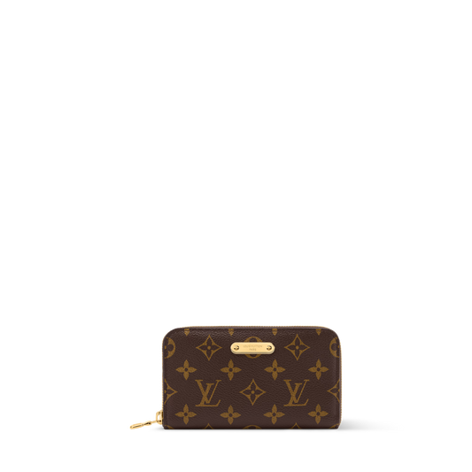 Margot Wallet Monogram Coated Canvas Cowhide Leather Gold-Toned Hardware