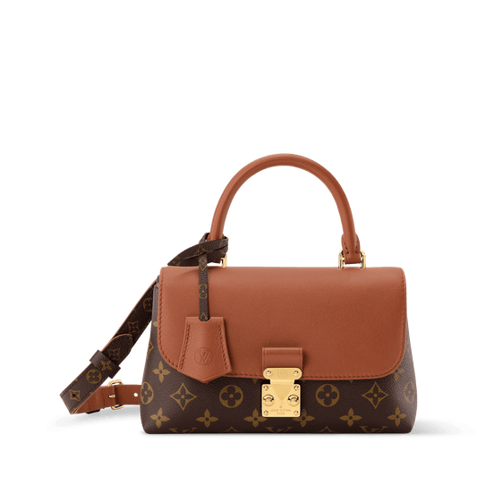 Women's Madeleine BB Monogram Cognac Brown Canvas Handbag