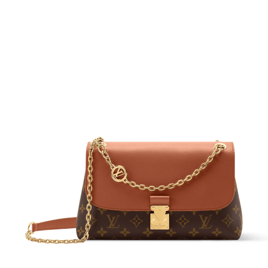 Women's Madeleine PM Monogram Cognac Canvas Shoulder Bag