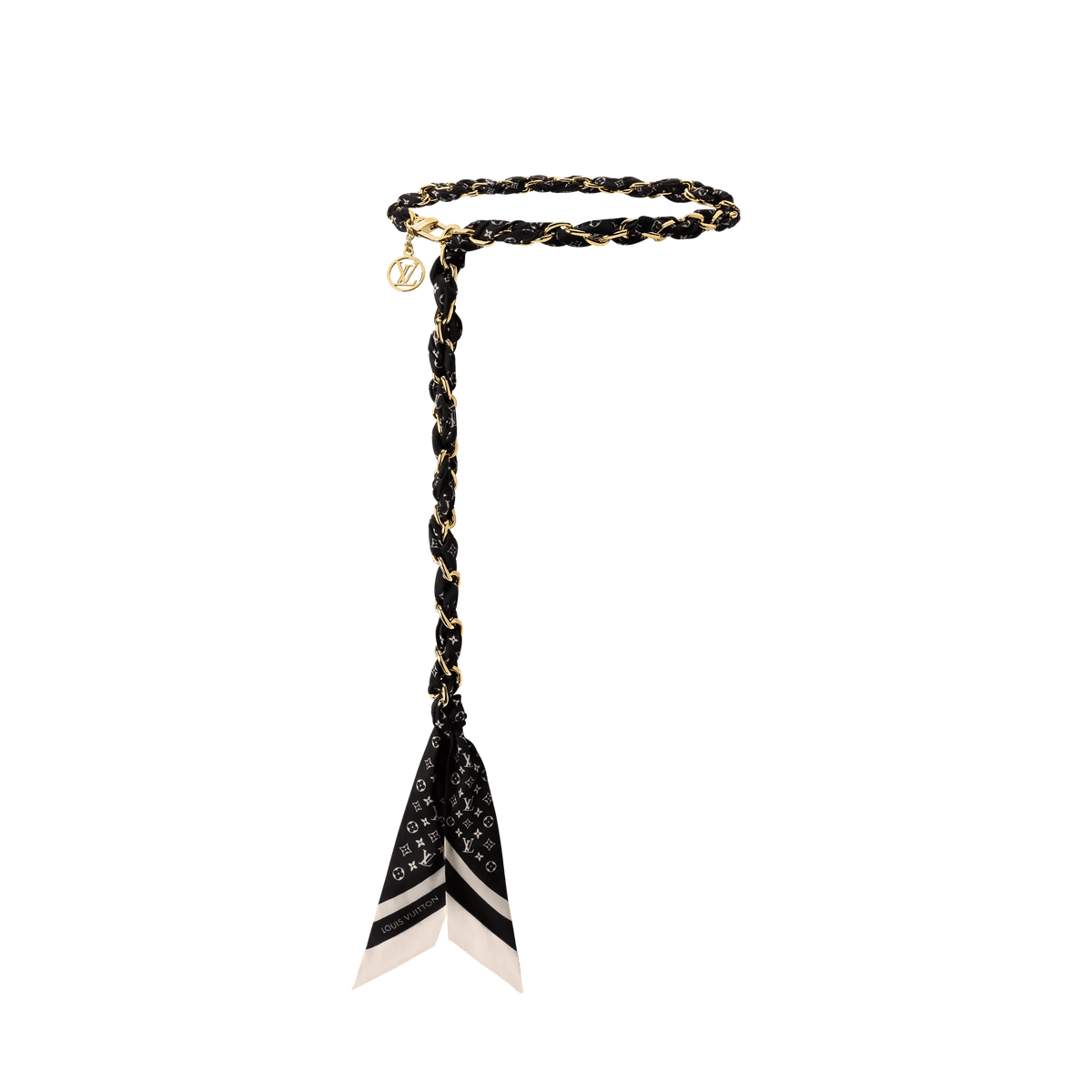 Women's Monogram Silhouette Foulard Tresse Belt